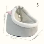 Cat Bed for Resting & Sleeping with Soft Mat and Breathable Basket Design – gallery image 7