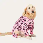 Plush Leopard Dog Pajamas for Warmth and Lounging – gallery image 2