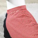 Pet T-Shirt for Medium and Large Dogs, Red and White Stripes – gallery image 3