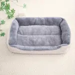 Pet Sleeping Nest Sofa Bed for Cats and Dogs for Resting & Lounging, Thick Rectangular Mattress – gallery image 3