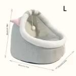 Cat Bed for Resting & Sleeping with Soft Mat and Breathable Basket Design – gallery image 5