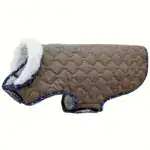 Dog Padded Jacket for Cold-Weather Wear with Fleece Lining & Water-Resistant Outer – gallery image 3