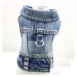 Pull-On Denim-Style Dog Vest for Wearing & Light Coverage, Two-Leg Design – gallery image 7