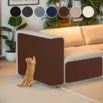 Self-Adhesive Cat Scratching Pad for Scratch Protection & Surface Guarding, Beige & Brown Textured Design – gallery image 11