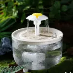 Transparent Pet Water Dispenser for Filtered Water Circulation & Quiet Dispensing – gallery image 3