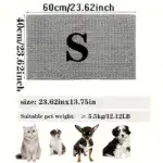 Extra-Large Dog Mat for Resting & Floor Protection, Quick-Dry Chenille Fiber – gallery image 7