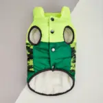 Three-Color Patchwork Padded Pet Coat for Cold-Weather Wear – gallery image 18