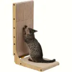 L-Shaped Cat Scratching Board for Scratching & Claw Maintenance with Sturdy L-Shape Design – main image