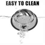 2pcs Stainless Steel Cat Bowls for Pet Feeding with Non-Slip Rubber Base – gallery image 9