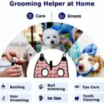 Pet Grooming Hammock Sling for Nail Trimming & Handling, Polyester Comfort Grip Design – gallery image 7