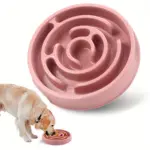 Interactive Slow Feeder Dog Bowl for Controlled Feeding & Slower Eating, Plastic Puzzle Design – gallery image 3