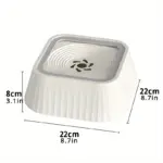 Pet Floating Water Bowl for Drinking Water with Splash-Resistant Design & Anti-Tip Base – gallery image 4