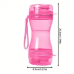 Portable Dog Water Bottle for Dispensing Drinking Water on the Go with Integrated Cup Design – gallery image 4