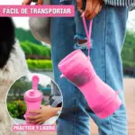 Portable Dog Water Bottle for Dispensing Drinking Water on the Go with Integrated Cup Design – gallery image 6