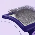 Curved Face Needle Comb for Detangling & Grooming Pet Fur with Easy-Clean Design – gallery image 7