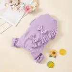 Dog Warm Jumpsuit for Daily Wear and Outdoor Use, Velvet Bow Detail – gallery image 11