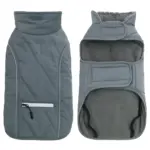 Winter Dog Coat for Cold Weather with Reflective Trim and Adjustable Fit – gallery image 12