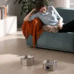 Stainless Steel Pet Water Fountain for Automatic Water Dispensing with Water Level Window – gallery image 2