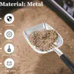 Metal Cat Litter Scoop for Sifting & Waste Removal with Long Handle – gallery image 12