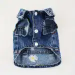 Daisy Faux Denim Pet Vest for Small Dogs, Spring and Autumn Wear – gallery image 11