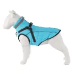 Winter Dog Coat with Harness Vest for Walking & Outdoor Use, Reflective Padded Design – gallery image 5