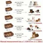 Soft Plaid Dog Bed for Resting & Sleeping with Polyester Fabric – gallery image 5