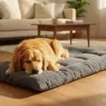 Ultra-Soft Plush Dog Crate Pad for Resting & Lounging with Raised Edges – gallery image 3