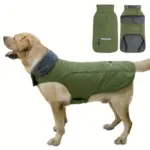 Winter Dog Coat for Cold Weather with Reflective Trim and Adjustable Fit – gallery image 15