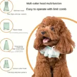 Pet Grooming Kit for Trimming & Nail Grinding with 4-in-1 Electric Trimmer and USB Rechargeable Design – gallery image 7