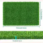 Artificial Turf Pet Potty Mat for Indoor Potty Training with Quick-Drain Surface – gallery image 5