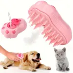 Electric Pet Steam Brush for Grooming & Loose Hair Removal One-Button Spray, Self-Cleaning Design – gallery image 3