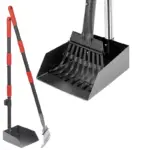 Stainless Steel Pooper Scooper Set for Pet Waste Pickup & Removal with Tray and Rake – gallery image 10