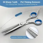 Pet Grooming Scissors for Trimming & Grooming with Safety Round Tip and Ergonomic Handles – gallery image 6