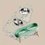 2-In-1 Cat Feeder and Water Dispenser for Pet Feeding with Dual Bowl Design – gallery image 6