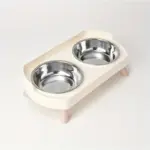 2-In-1 Cat Feeder and Water Dispenser for Pet Feeding with Dual Bowl Design – gallery image 5
