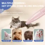 Cordless Mini Pet Grooming Clippers for Trimming Hair Around Face, Paws, Ears and Rear – gallery image 9