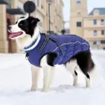Winter Dog Coat with Harness Vest for Walking & Outdoor Use, Reflective Padded Design – gallery image 6
