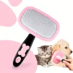 Pet Grooming Brush for Removing Loose Fur with Handheld Grip Design – gallery image 2