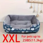 Pet Mattress Cushion for Resting & Lounging with Easy-Clean Surface and Paw Print Design – gallery image 7