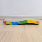 Corrugated Cardboard Cat Scratcher for Scratching & Claw Care with Rainbow Color Design – gallery image 3