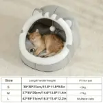 Cat Bed for Cat Resting & Sleeping with Soft Mat and Breathable Basket Design – gallery image 4
