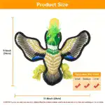 Bite-Resistant Squeaky Dog Chew Toy for Chewing & Interactive Play, Animal Print Design – gallery image 9