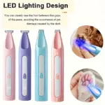 Electric Pet Grooming Scissors for Trimming with LED Light and Dual-Mode Operation – gallery image 12