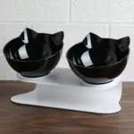 U-Shaped Non-Slip Double Pet Bowl for Feeding & Water – main image