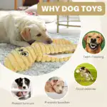 Squeaky Octopus Plush Dog Toy for Chewing and Interactive Play with Soft Stuffed Design – gallery image 7