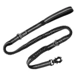 Bungee Tactical Dog Leash for Walking & Control with Reflective Detail and Dual Padded Handles – gallery image 9