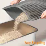 Honeycomb Double-Layer Cat Litter Mat for Litter Tracking Control and Easy Cleanup – gallery image 5