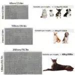 Extra-Large Dog Mat for Resting & Floor Protection, Quick-Dry Chenille Fiber – gallery image 4