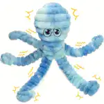 Squeaky Octopus Plush Dog Toy for Chewing and Interactive Play with Soft Stuffed Design – gallery image 12