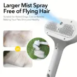 Automatic Pet Grooming Brush for Removing Loose Hair & Light Detangling, USB Rechargeable – gallery image 7